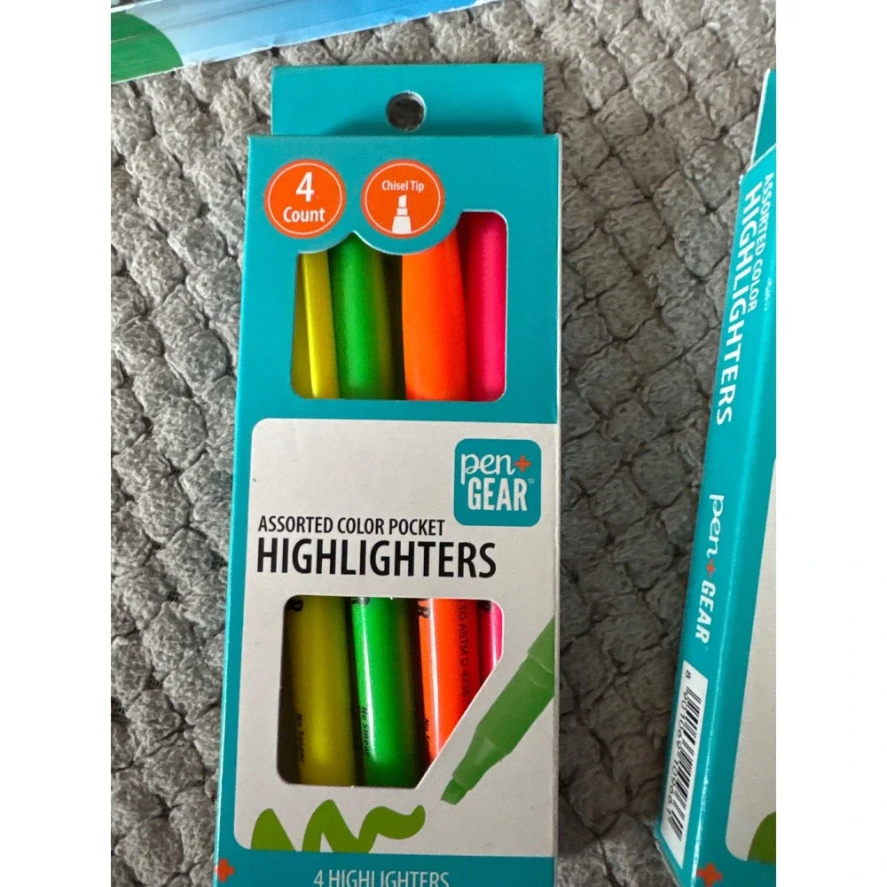 Sharpie Permanent Markers Expo Dry Erase and Pen+Gear Highlighter Bundle 5 Pack